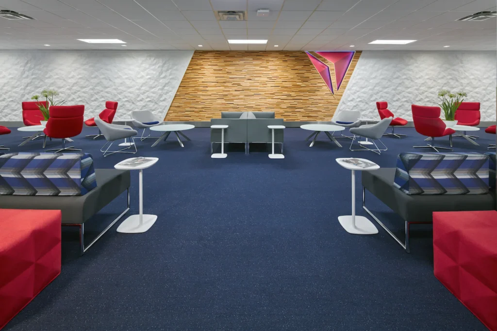 Delta Training Center Lobby.