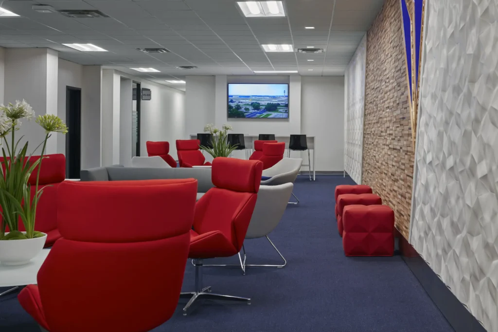 Delta Training Center Lobby.