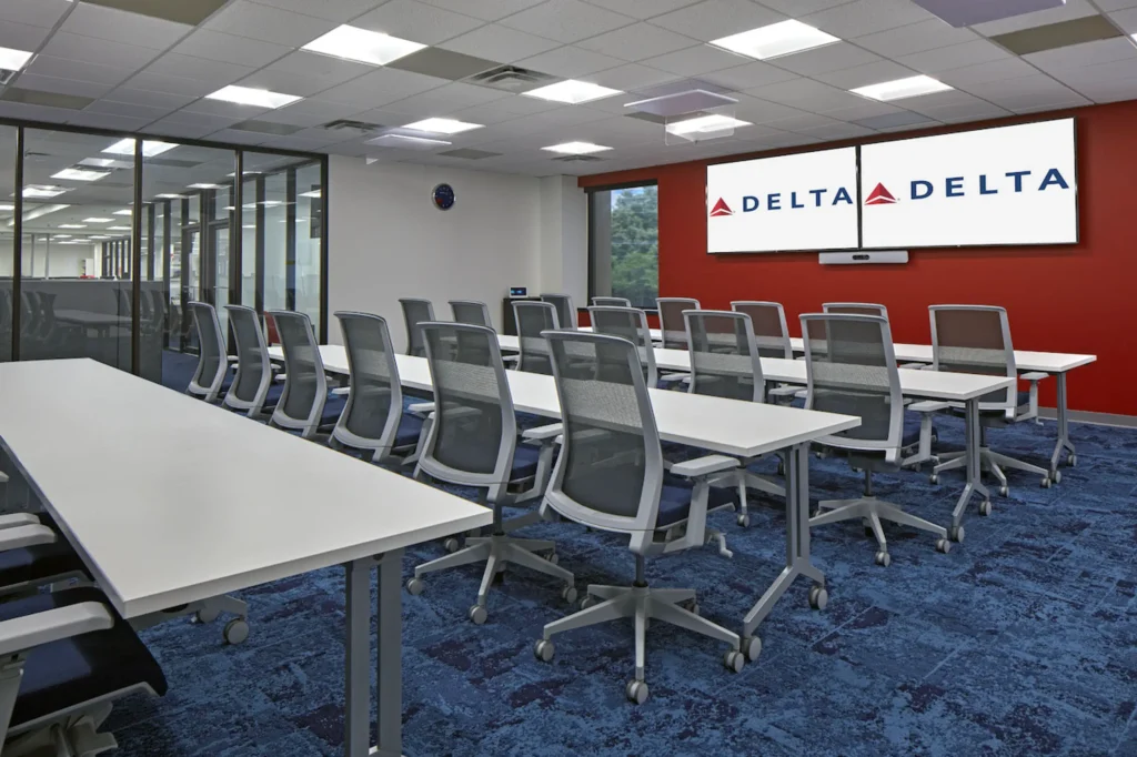 Delta Training Center presentation room.