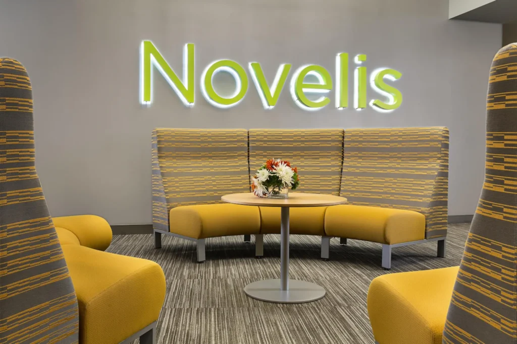 Novelis Garden Terrace lobby.