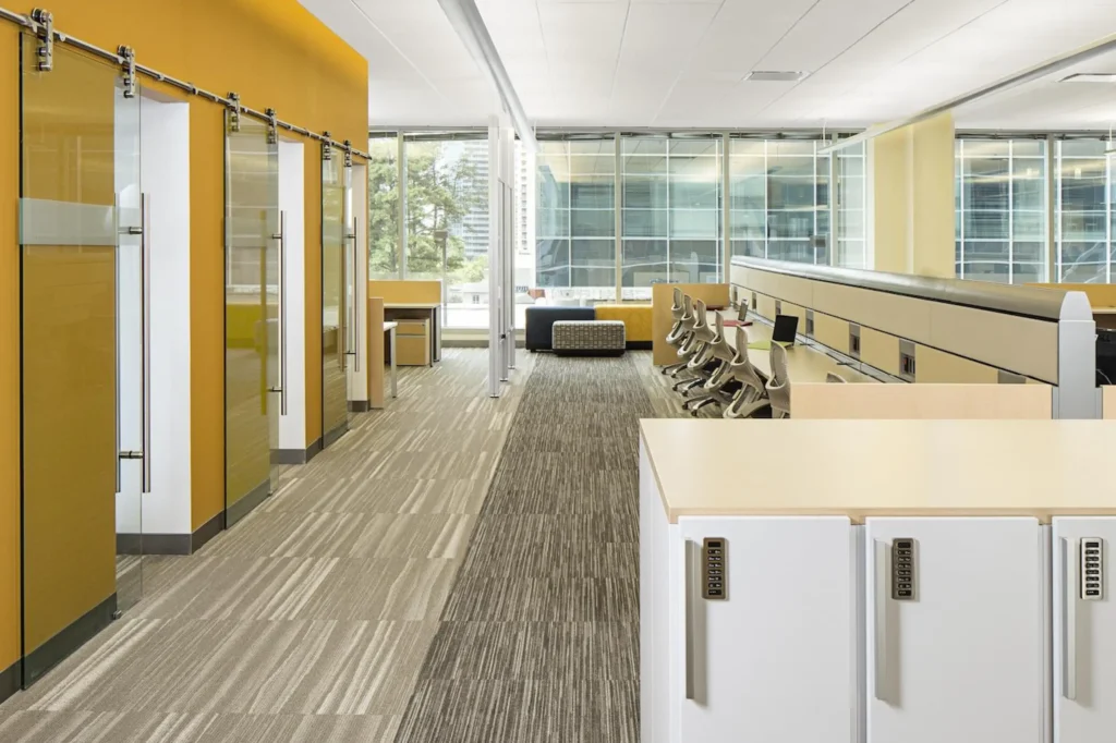 Novelis Garden Terrace workspace.