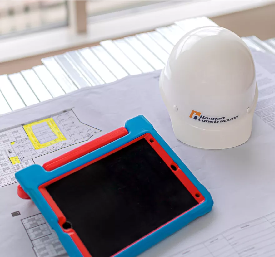 Hannan Construction digital device.