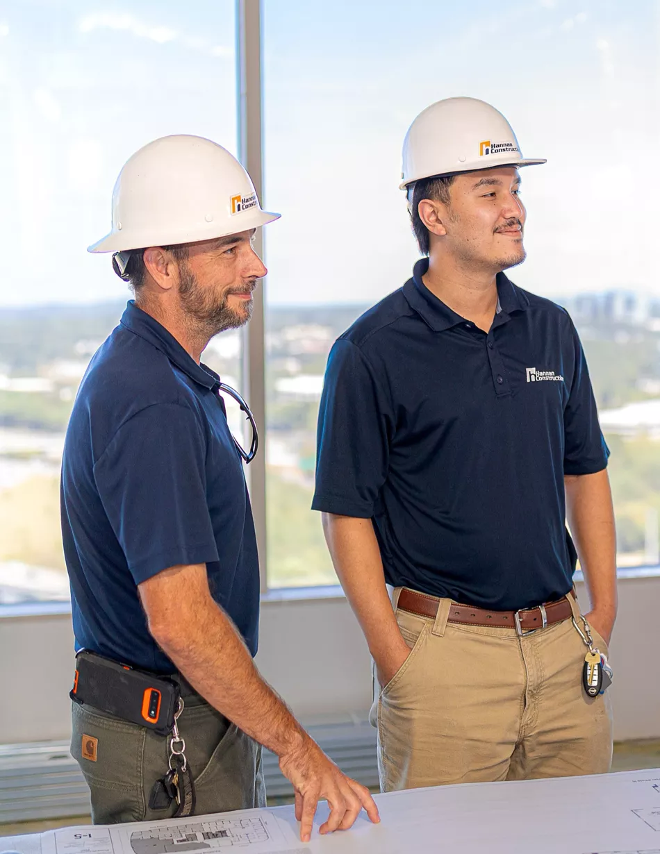 Hannan Construction's team committed to safety.