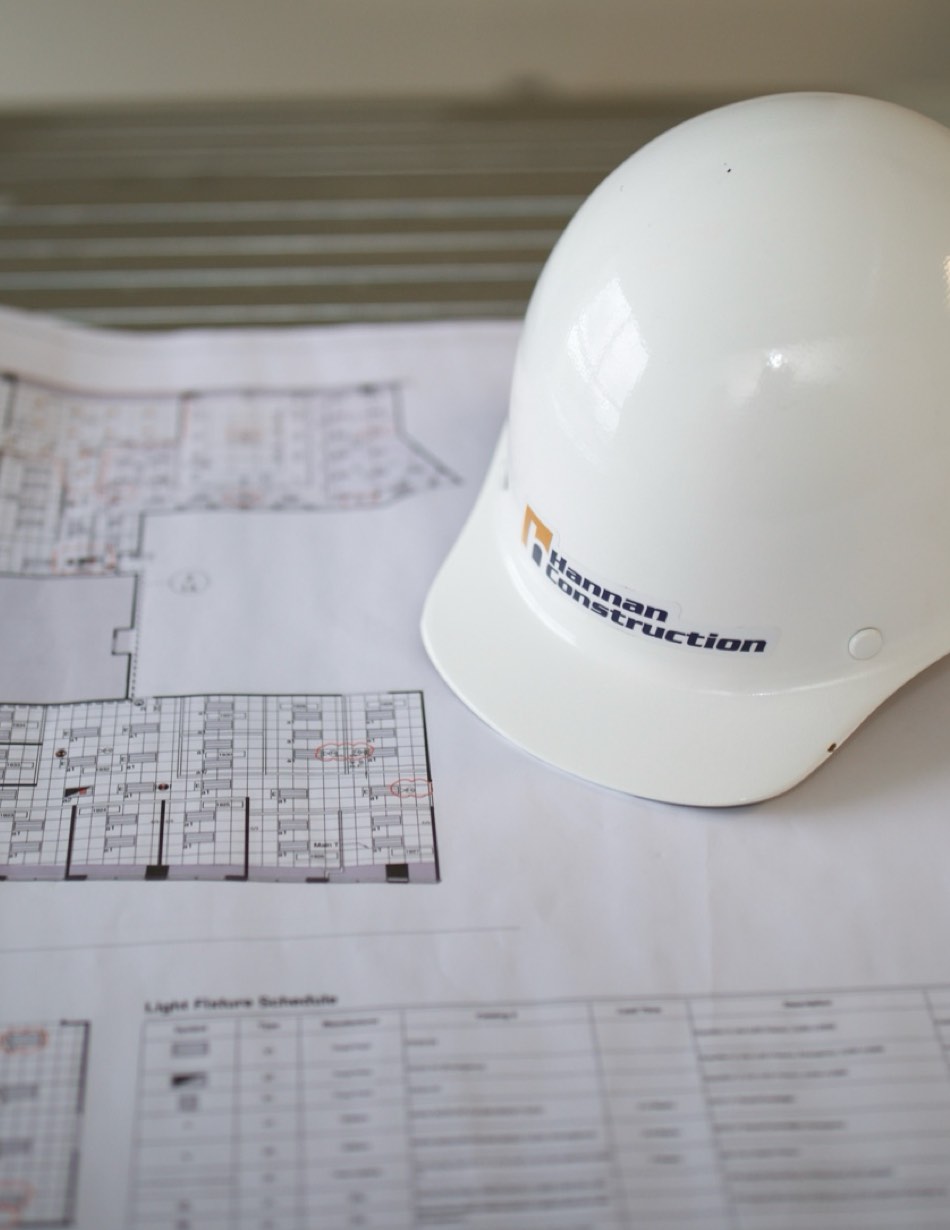 Hannan's foundation of a construction site.