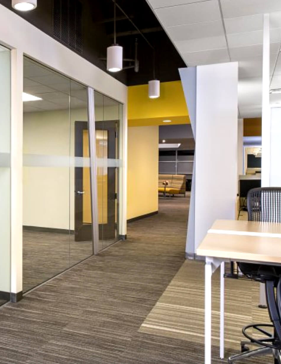 Novelis office renovation completed by Hannan.